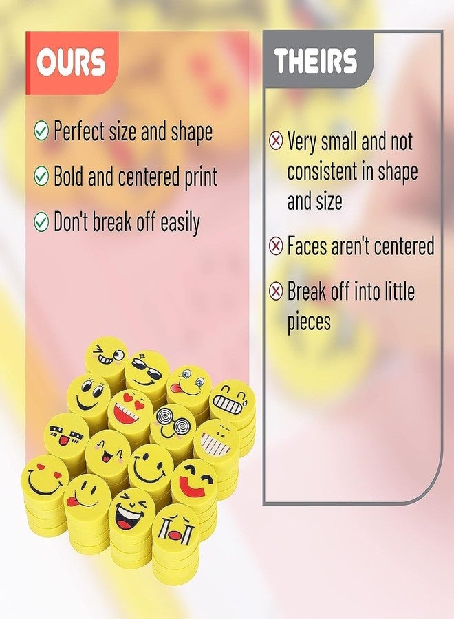 KRAFTMASTERS مجموعة أقلام رصاص وممحاة سمايلي من كرافت ماسترز® للأطفال، مجموعة أدوات مكتبية تعليمية للأطفال (متعددة الألوان) (144 قطعة) - Image 5